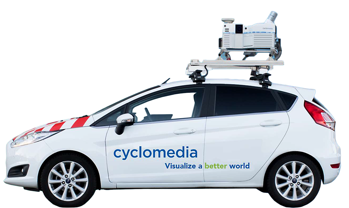 Abbildung eines cyclomedia Autos